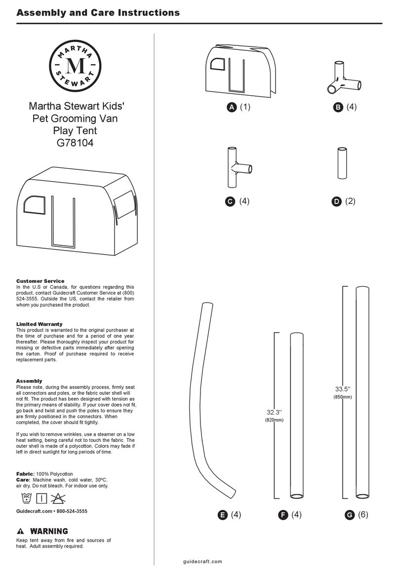 Martha Stewart G78104 Assembly and care instructions Martha Stewart G78104 Assembly and care instructions