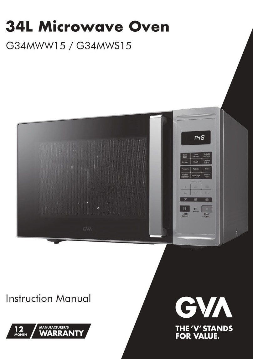 GVA G34MWW15 instruction manual