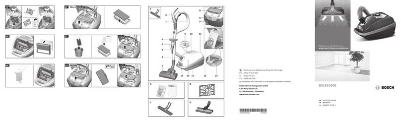 Bosch BGL8SI59GB/10 instruction manual