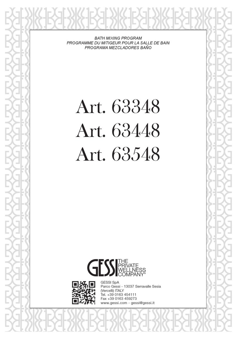 Gessi 63348 User manual