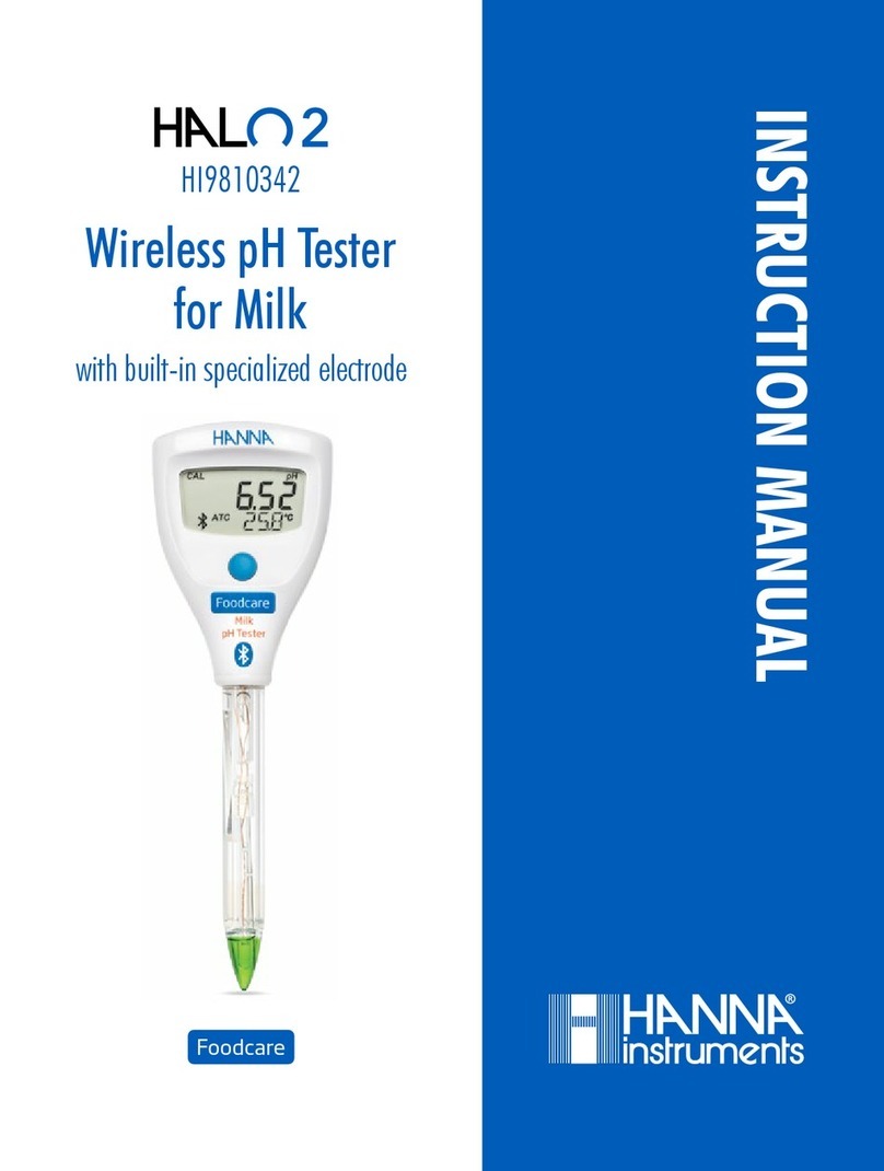 Hanna Instruments HI9810342 User manual