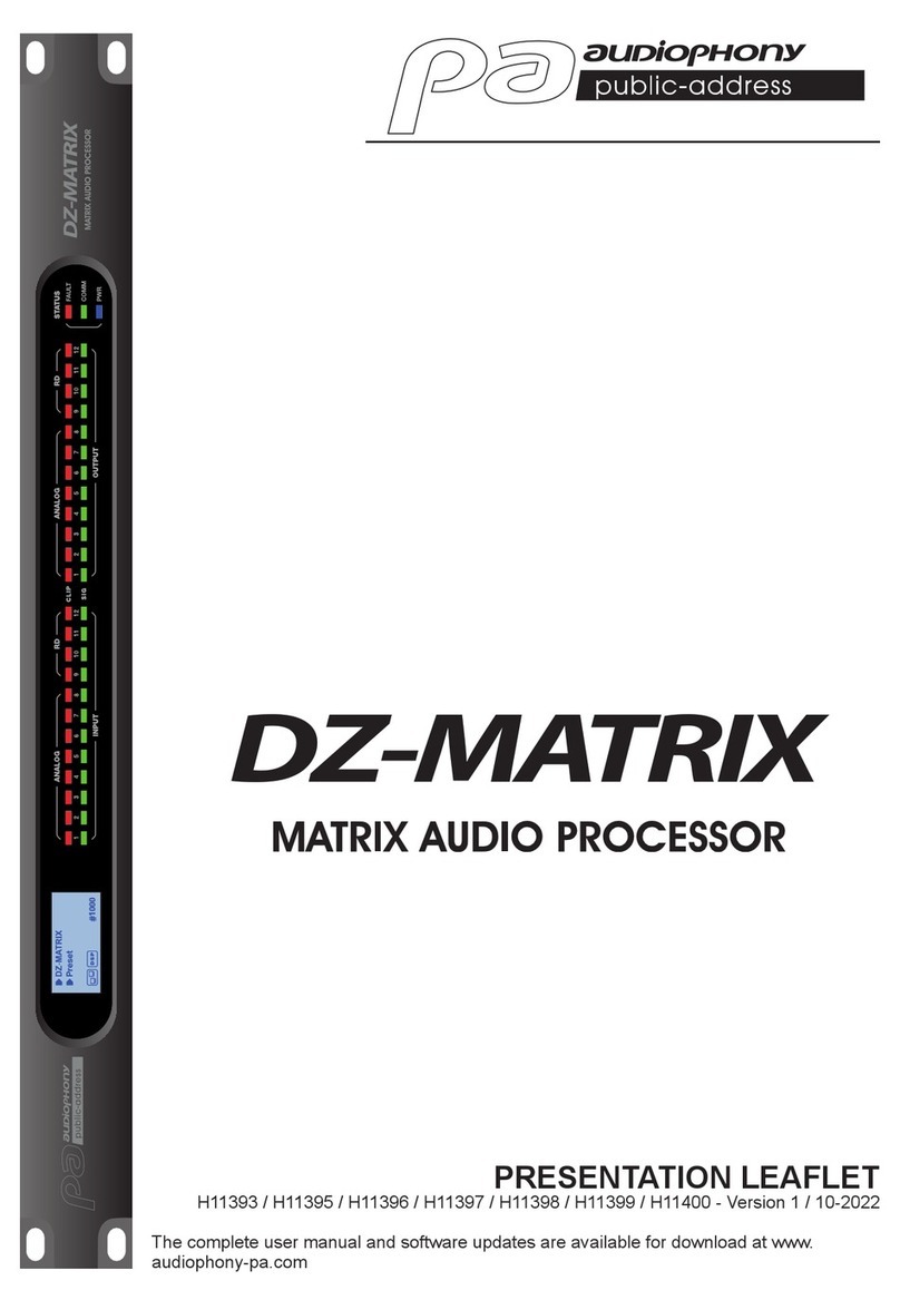 Audiophony PA DZ-MATRIX Presentation