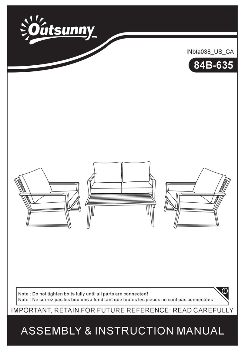 Outsunny 84B-635 manual