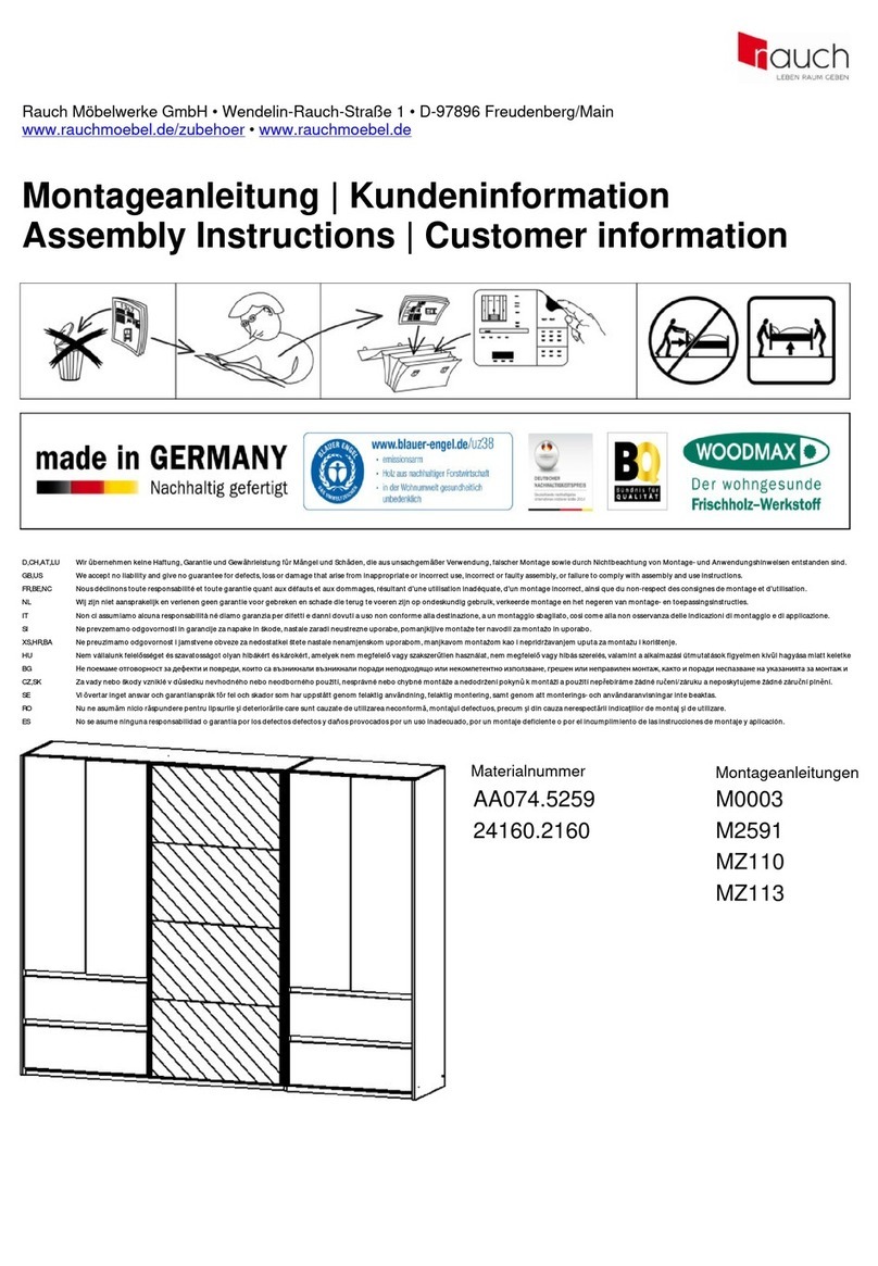 Rauch M0003 Assembly instructions