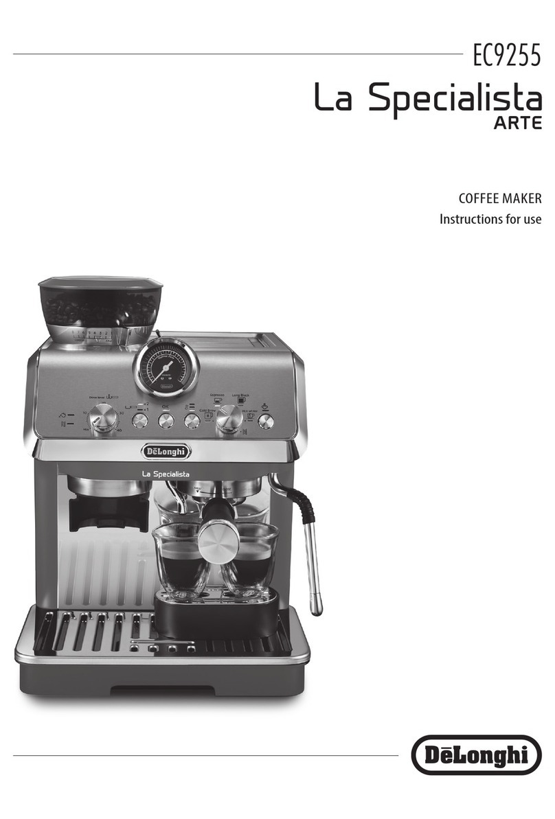 DeLonghi EC9255 Instructions for use