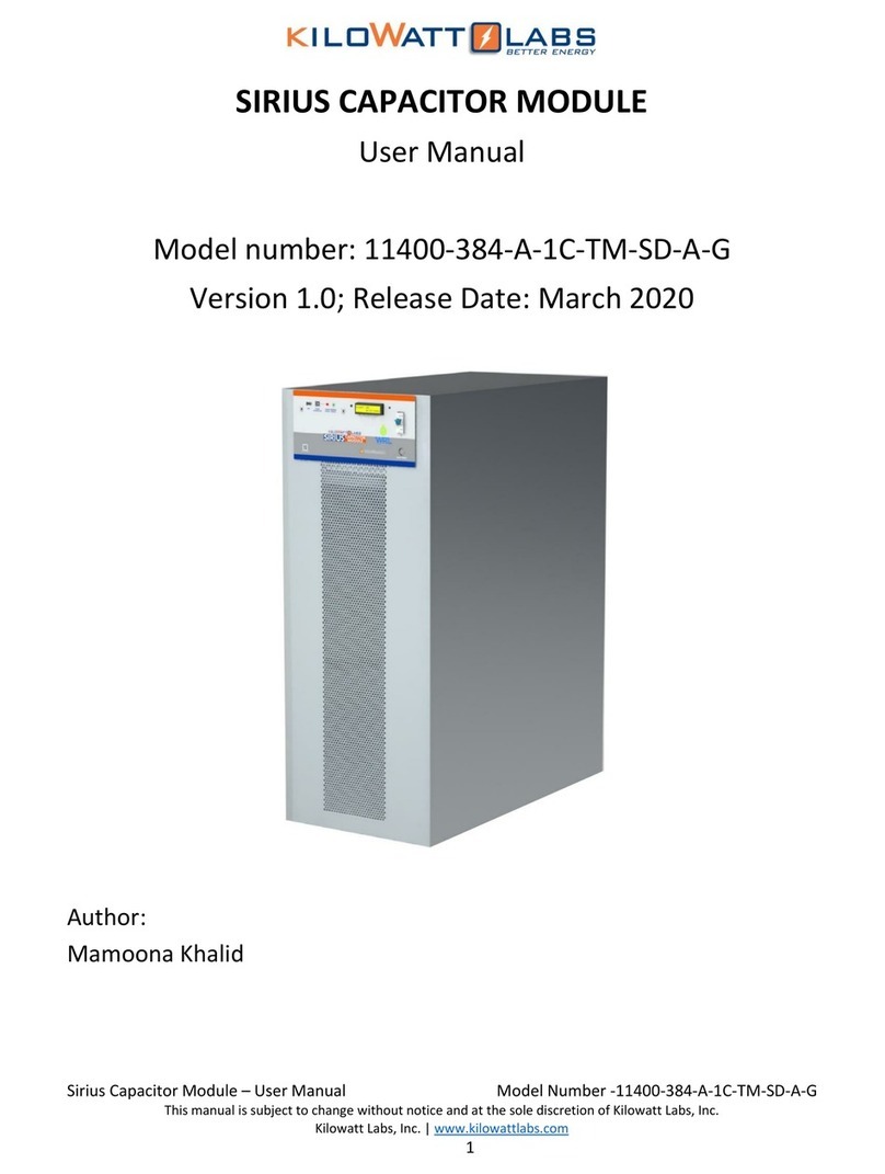 Kilowatt Labs 11400-384-A-1C-TM-SD-A-G user manual Kilowatt Labs 11400-384-A-1C-TM-SD-A-G user manual