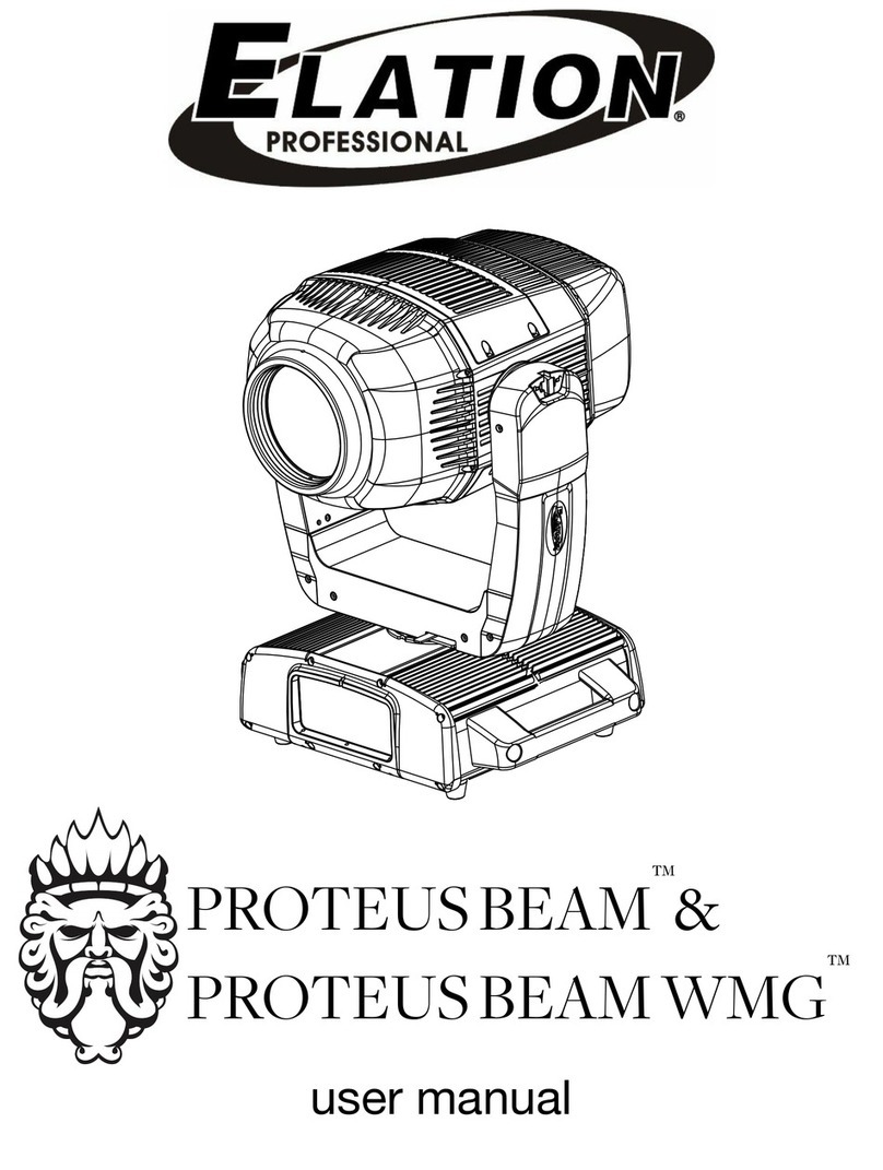 Elation PROTEUS BEAM WMG PRB162 User manual