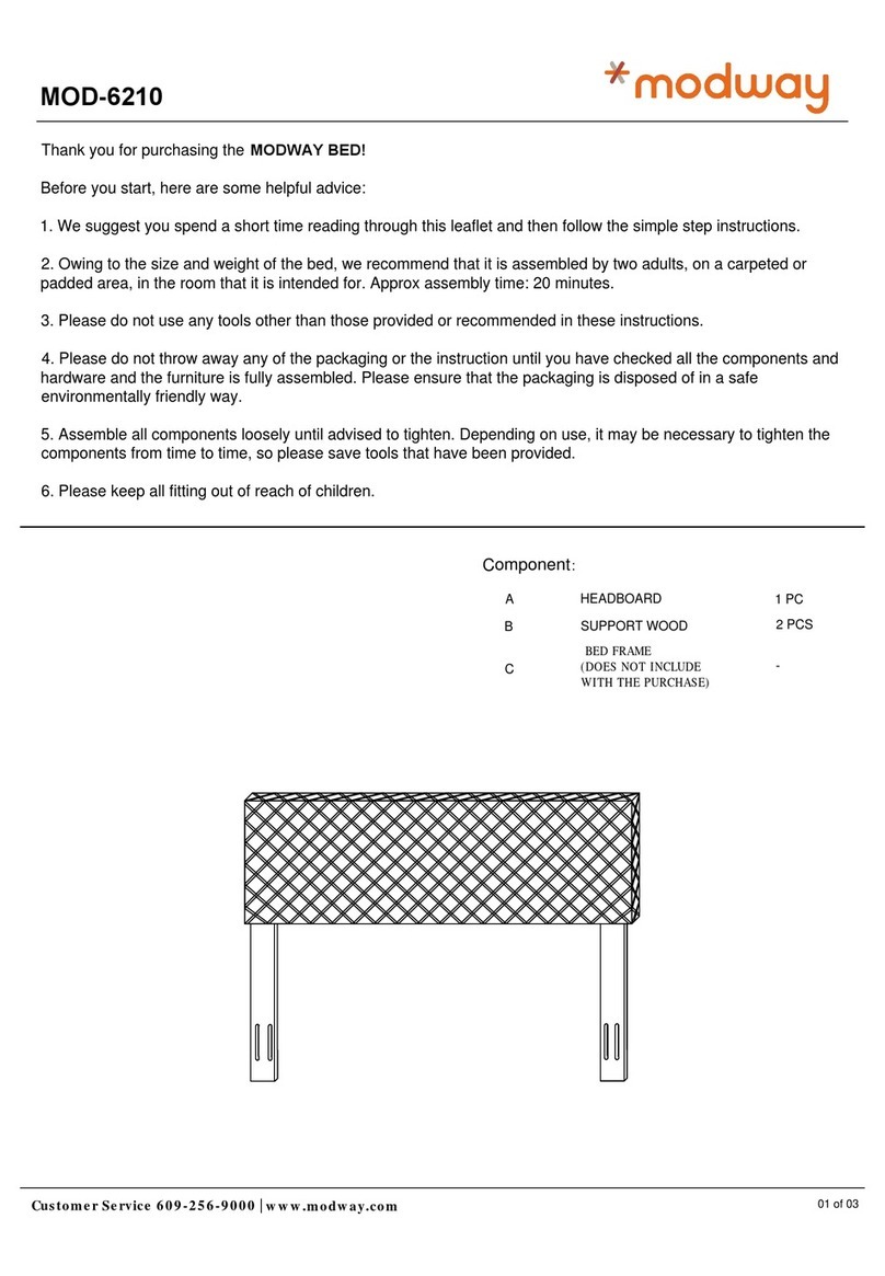 modway MOD-6210 User manual