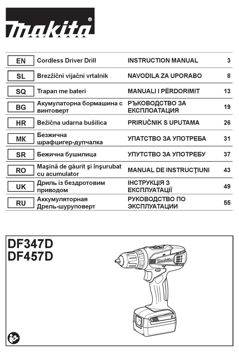 Makita DF347DWAE instruction manual