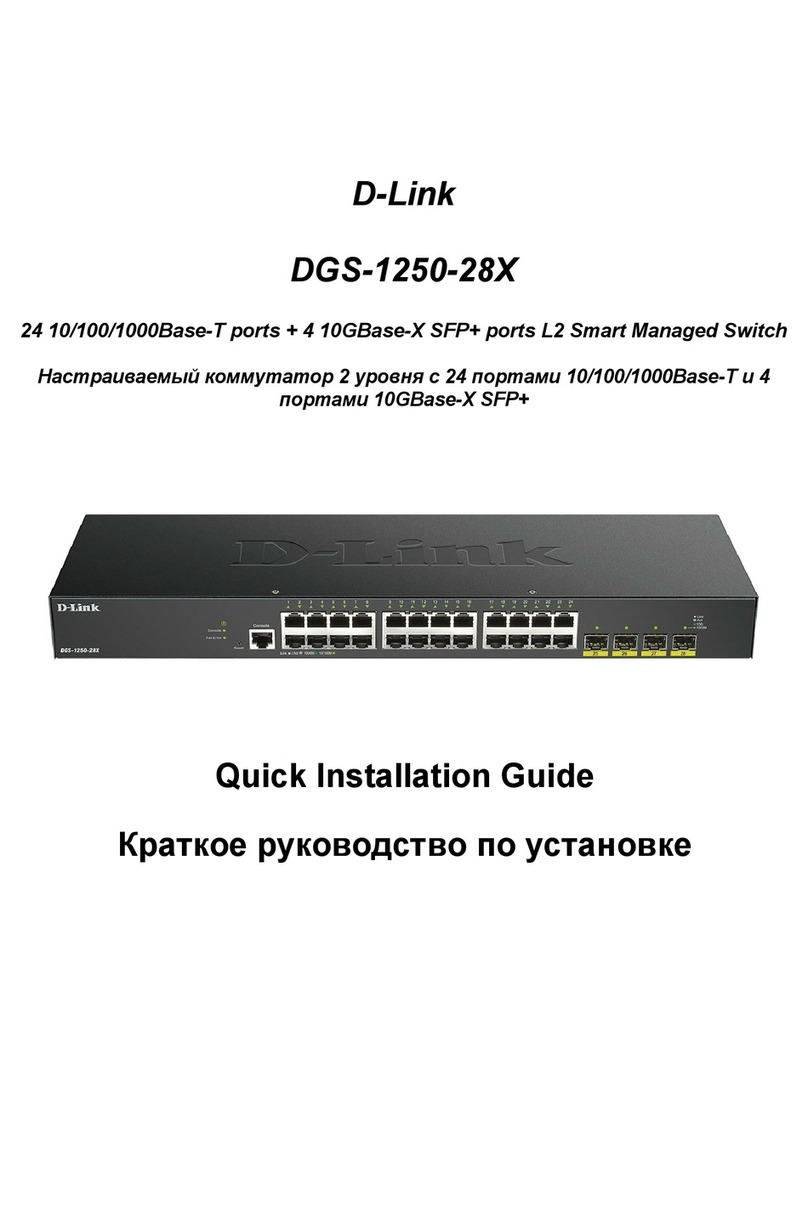 D-Link DGS-1250-28X User manual D-Link DGS-1250-28X User manual
