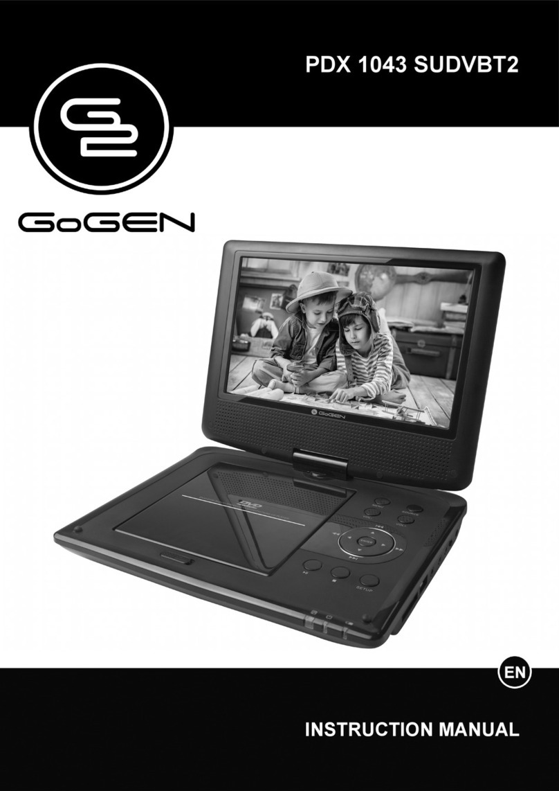 Gogen PDX 1043 SUDVBT2 User manual Gogen PDX 1043 SUDVBT2 User manual