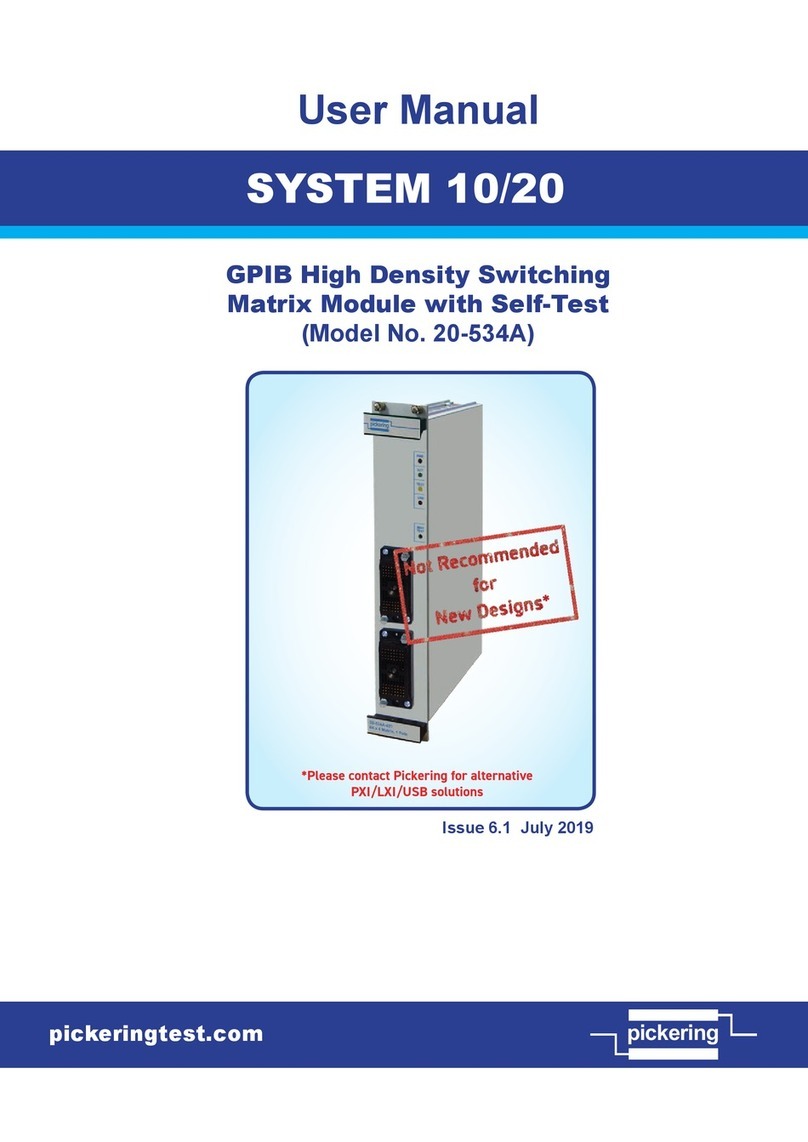Pickering 20-534A User manual