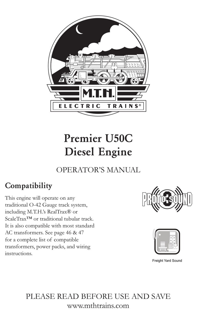 MTHTrains Premier U50C Operator's manual MTHTrains Premier U50C Operator's manual
