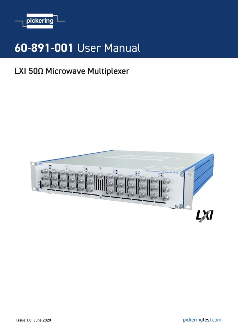 Pickering LXI 50 User manual