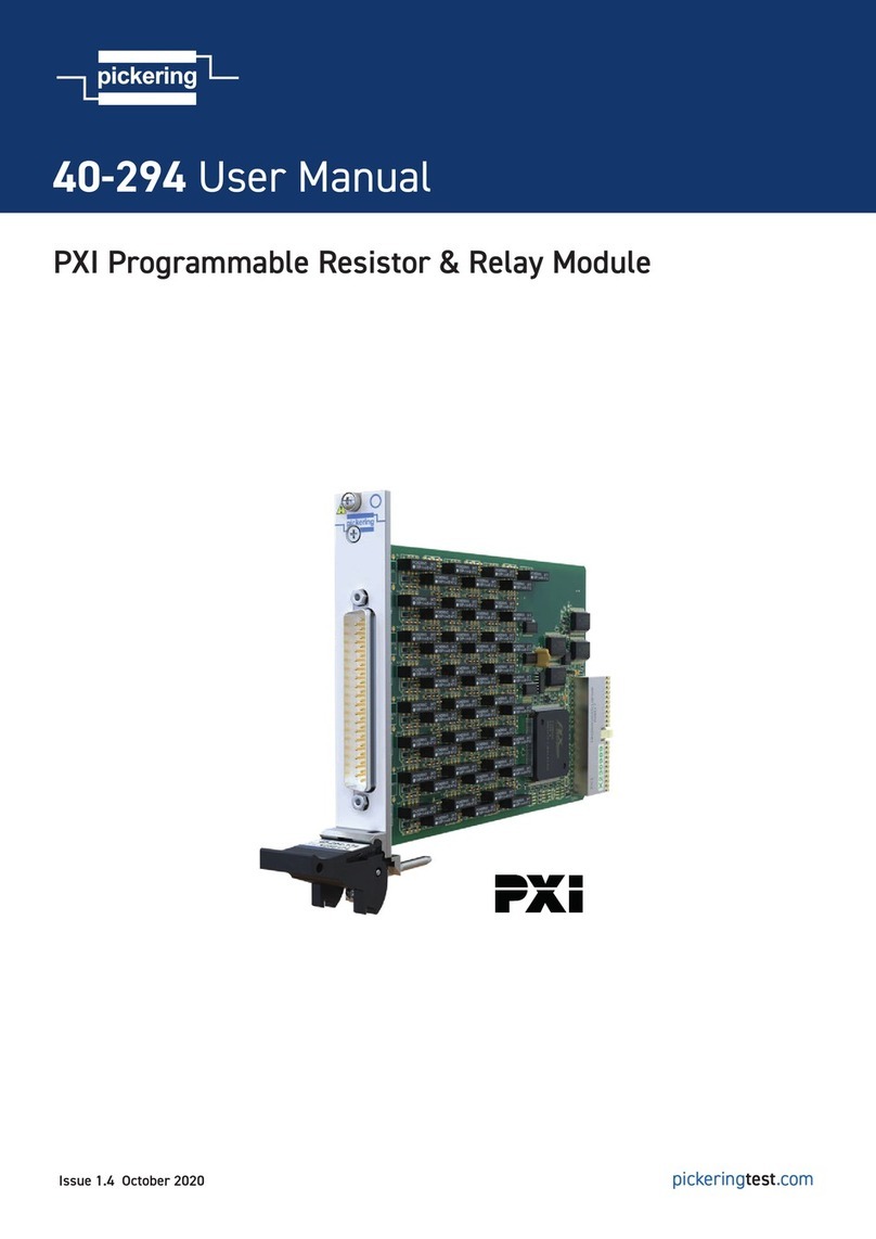 Pickering 40-294 User manual