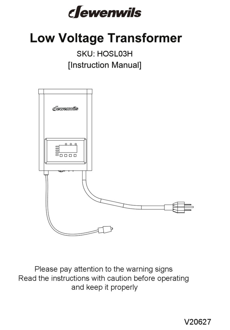 Dewenwils HOSL03H instruction manual