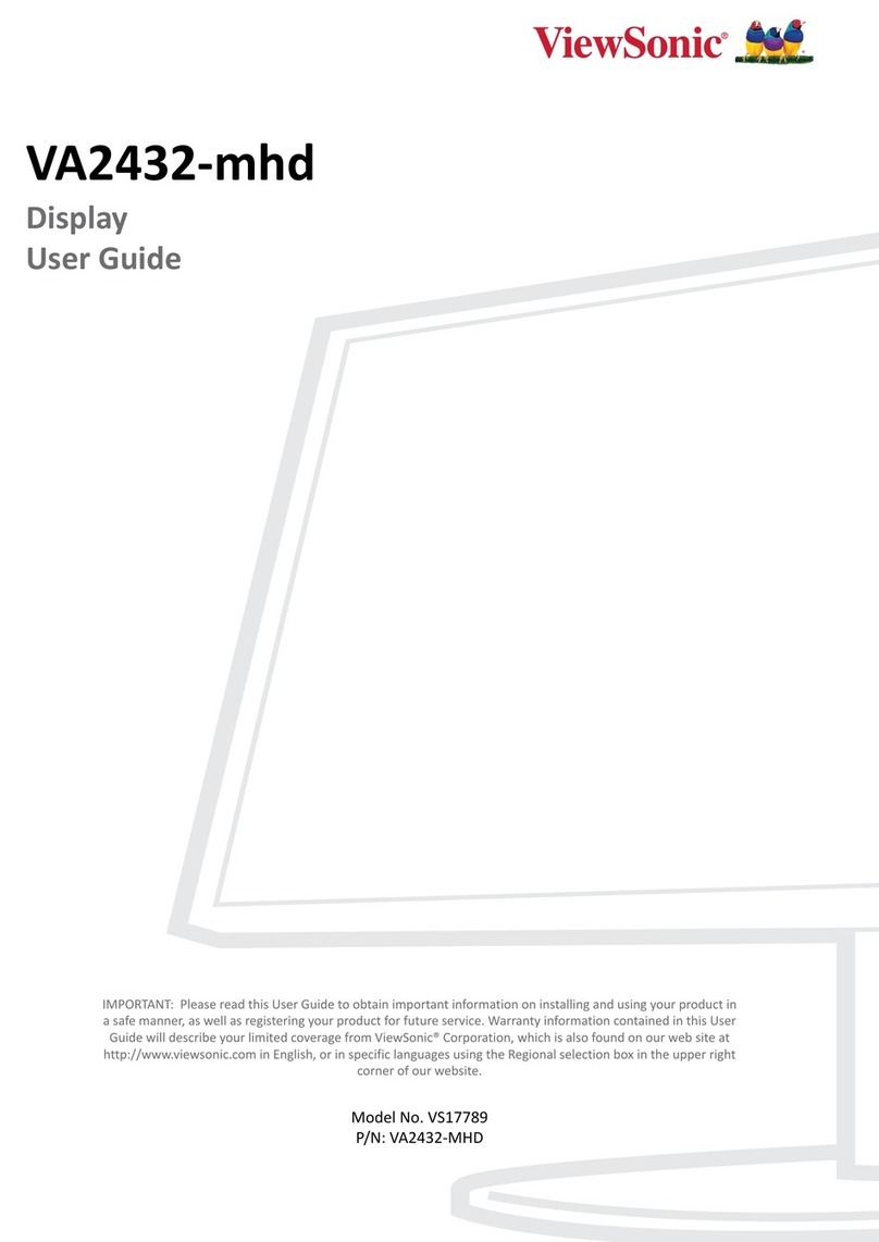 ViewSonic VA2432-mhd User manual