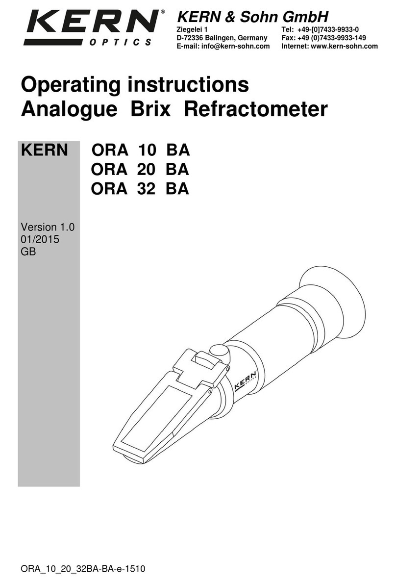 KERN ORA 20 BA User manual