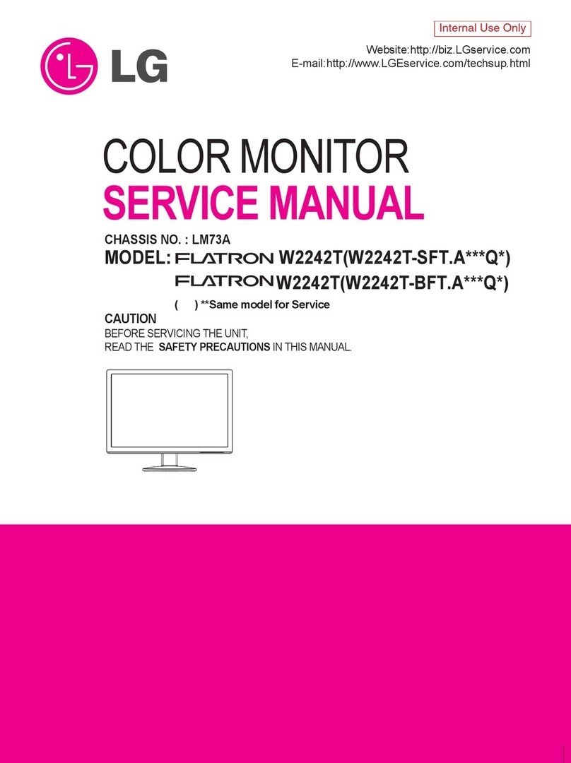 LG Flatron W2242T User manual