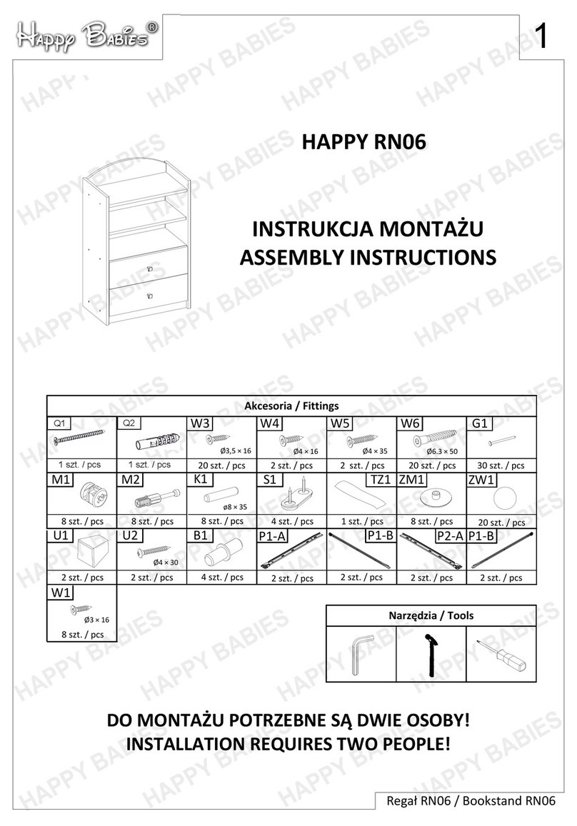 Happy Babies HAPPY RN06 Assembly instructions Happy Babies HAPPY RN06 Assembly instructions
