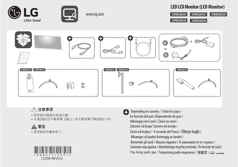 LG 29WQ60A User manual