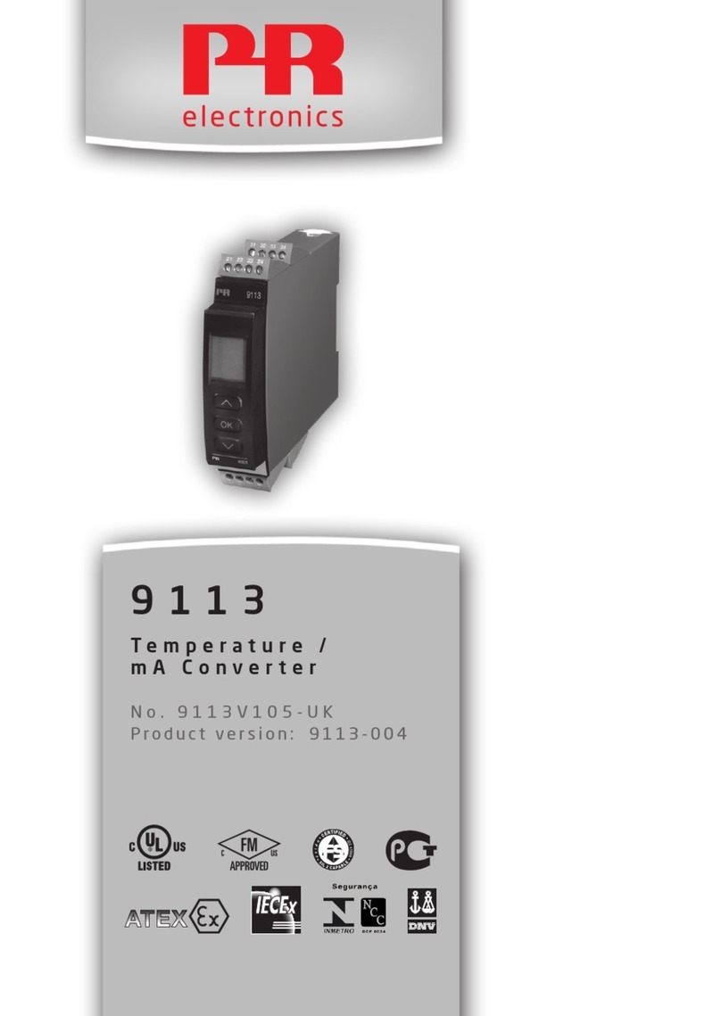 PR electronics 9113B manual