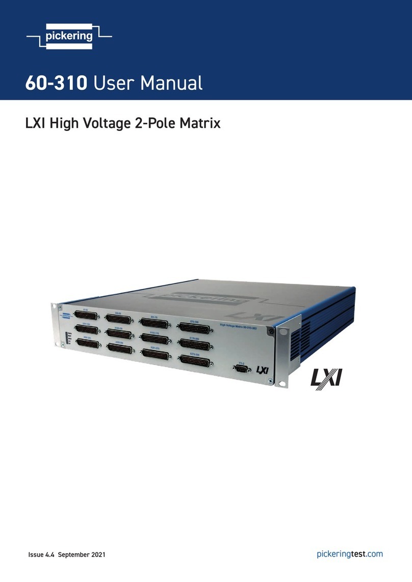 Pickering 60-310 user manual