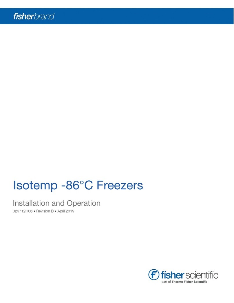 Thermo Scientific Isotemp IUE 86L Series Installation and operation manual