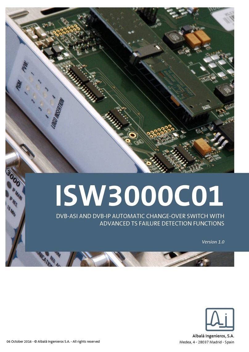 Albalá Ingenieros ISW3000C01 manual