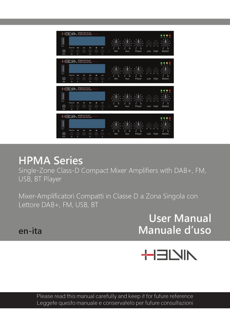 HELVIA HPMA Series user manual