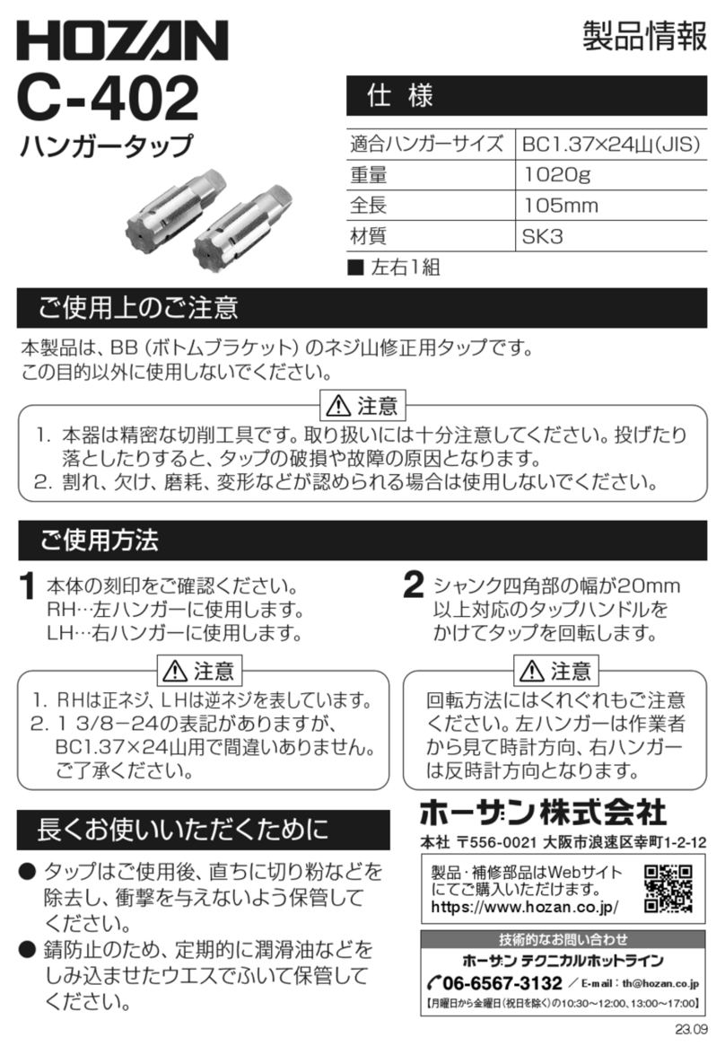 HOZAN C-402 instruction manual