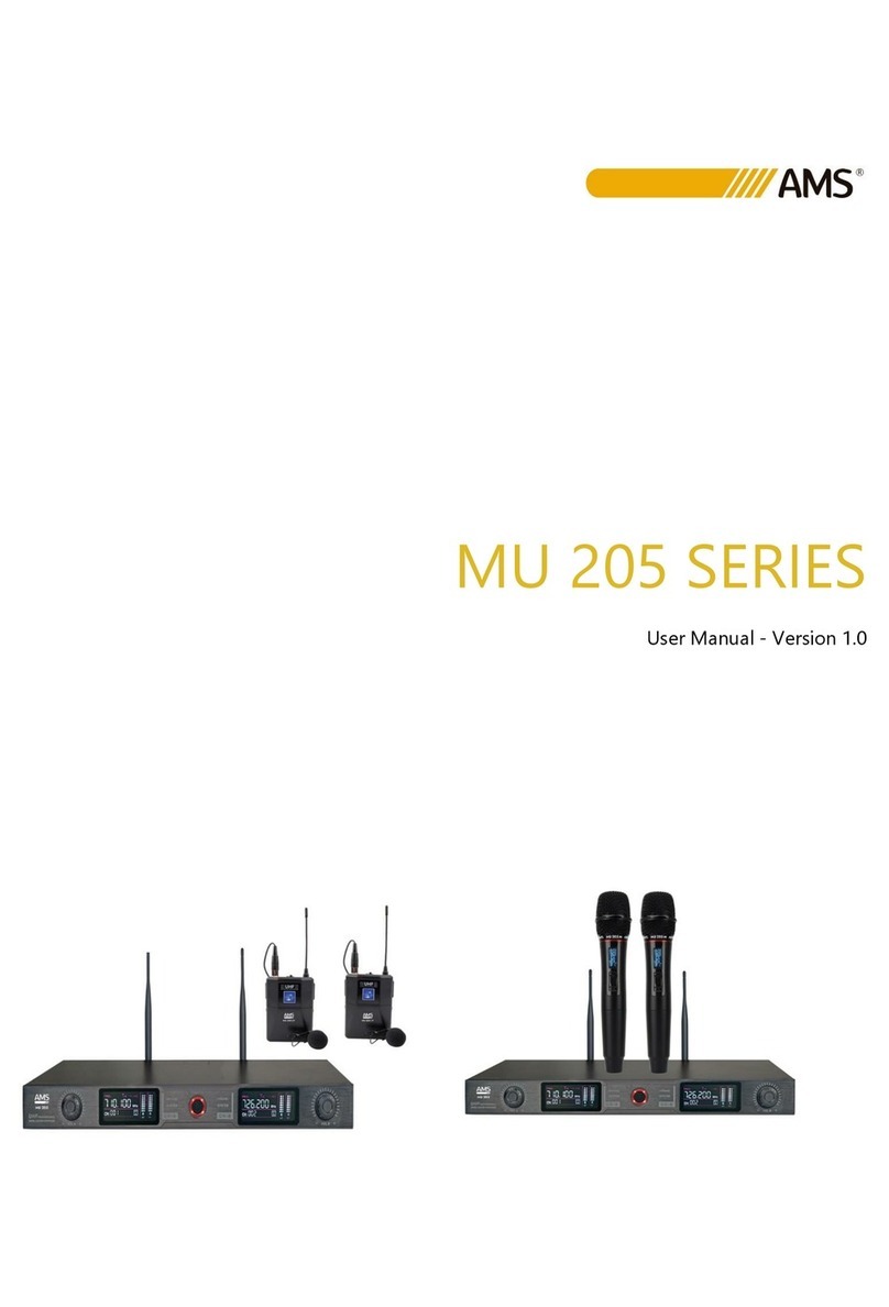 AMS MU 205 Series user manual