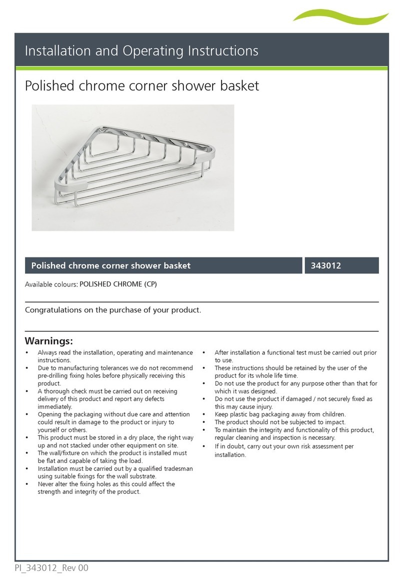 NYMAS 343012 Installation and operating instructions NYMAS 343012 Installation and operating instructions