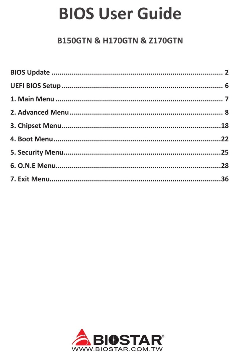 Biostar H170GTN User manual
