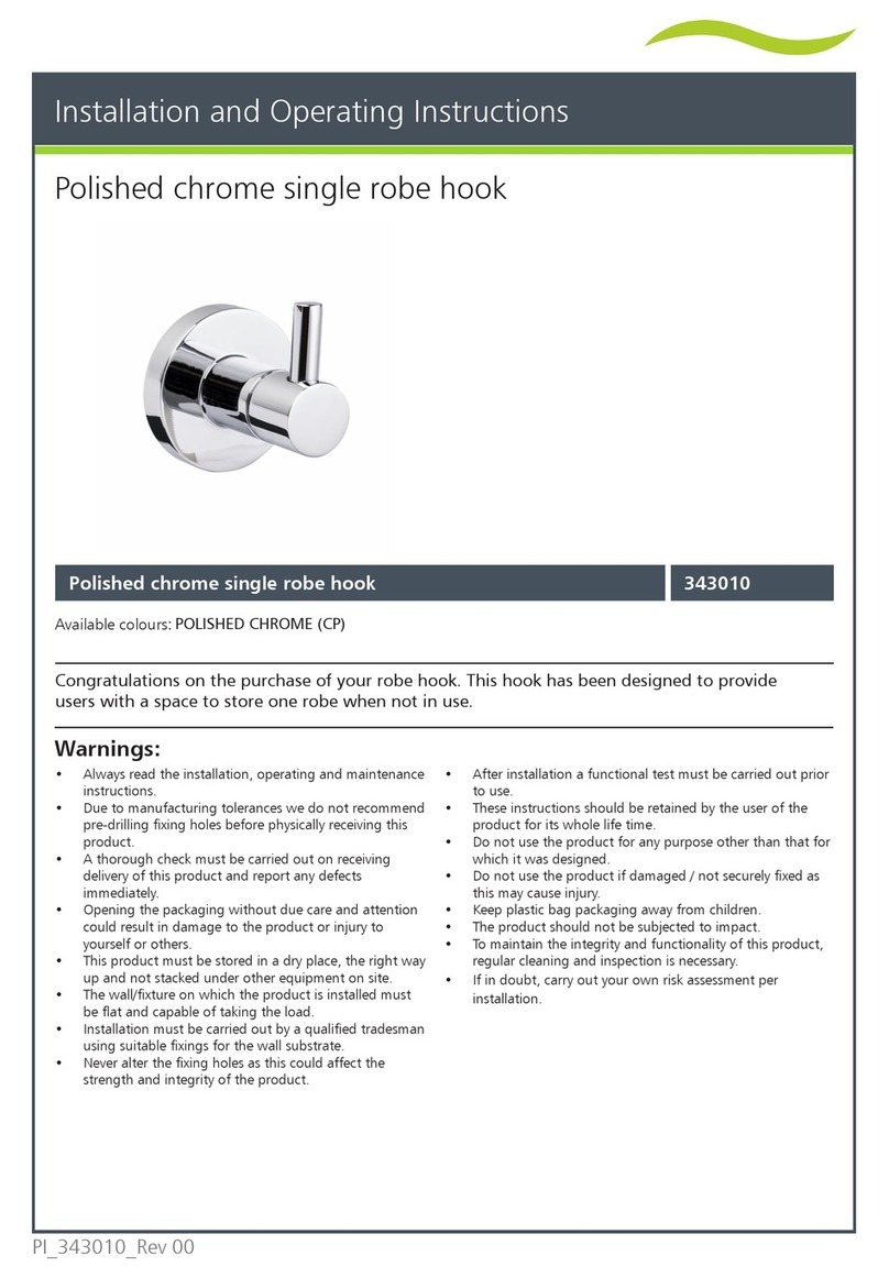 NYMAS 343010 Installation and operating instructions NYMAS 343010 Installation and operating instructions