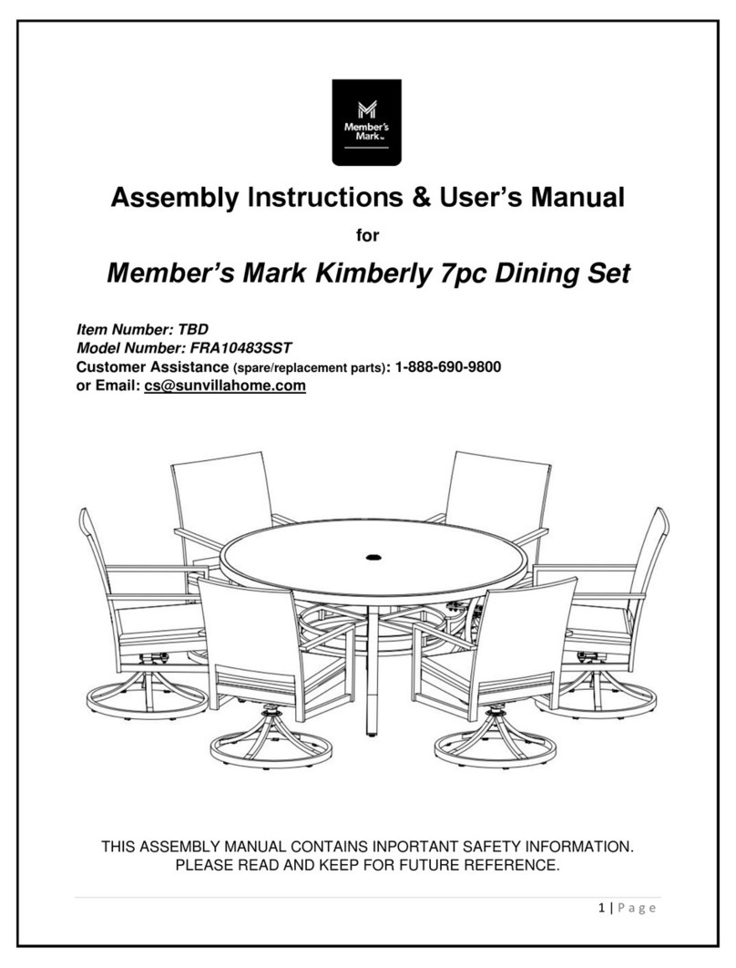 Members Mark Kimberly TBD Owner's manual