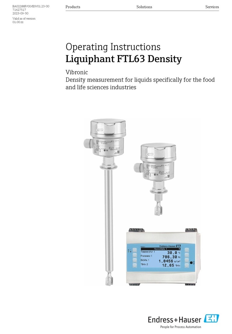 Endress+Hauser Liquiphant FTL63 operating instructions