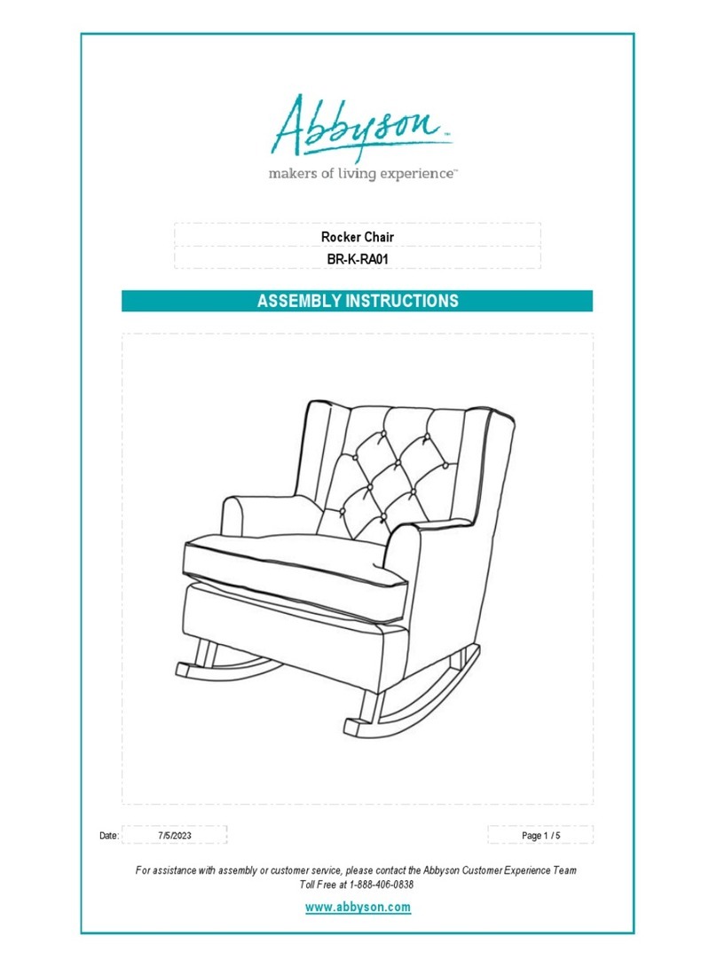 Abbyson BR-K-RA01 User manual Abbyson BR-K-RA01 User manual