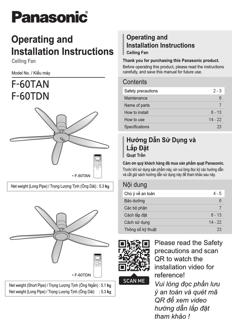 Panasonic F-60TAN User manual
