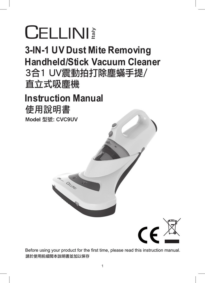 Cellini CVC9UV instruction manual