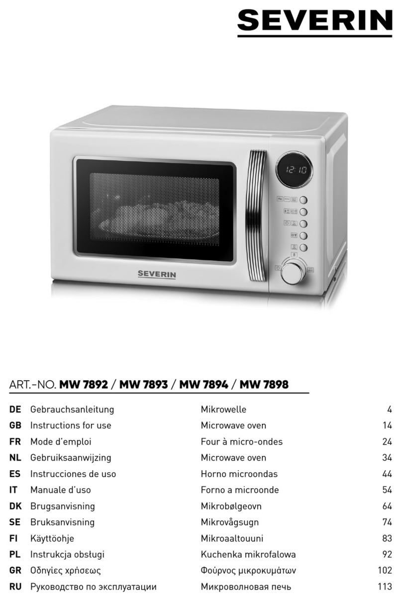 SEVERIN MW 7898 Instructions for use