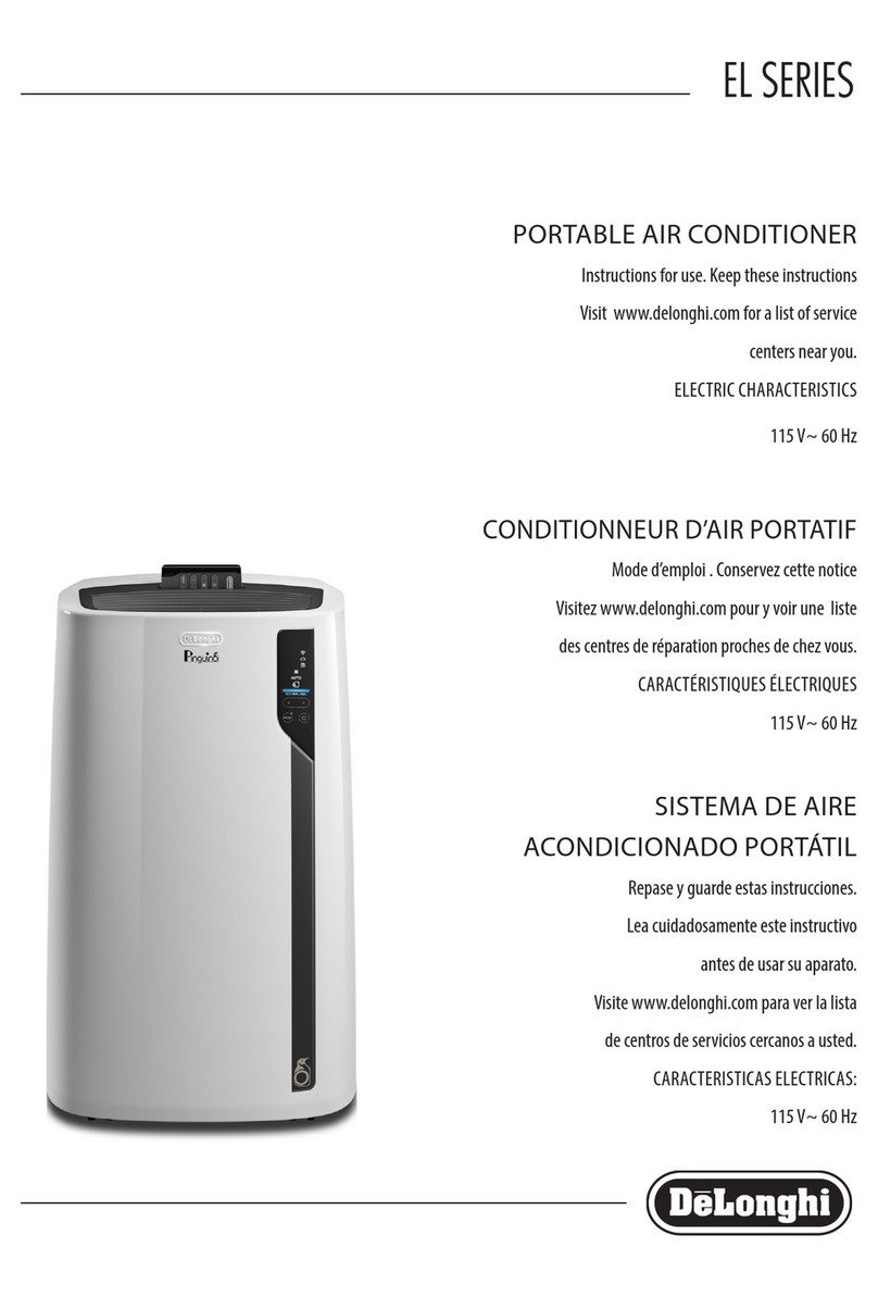 DeLonghi PAC EL376HGRFK User manual