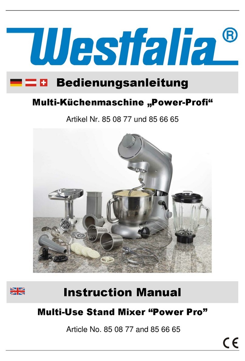 Westfalia Power Pro 85 08 77 instruction manual
