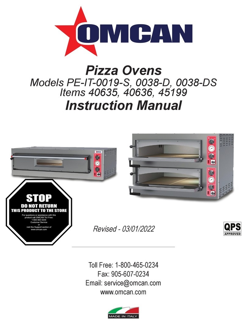 Omcan PE-IT-0038-DS User manual Omcan PE-IT-0038-DS User manual
