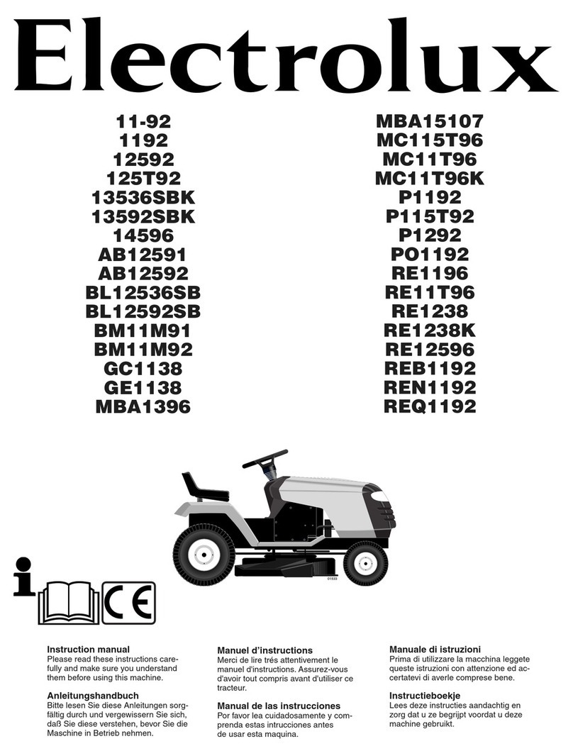 Electrolux 11-92 instruction manual