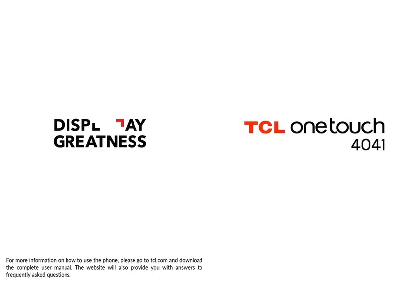 TCL onetouch 4041 User manual