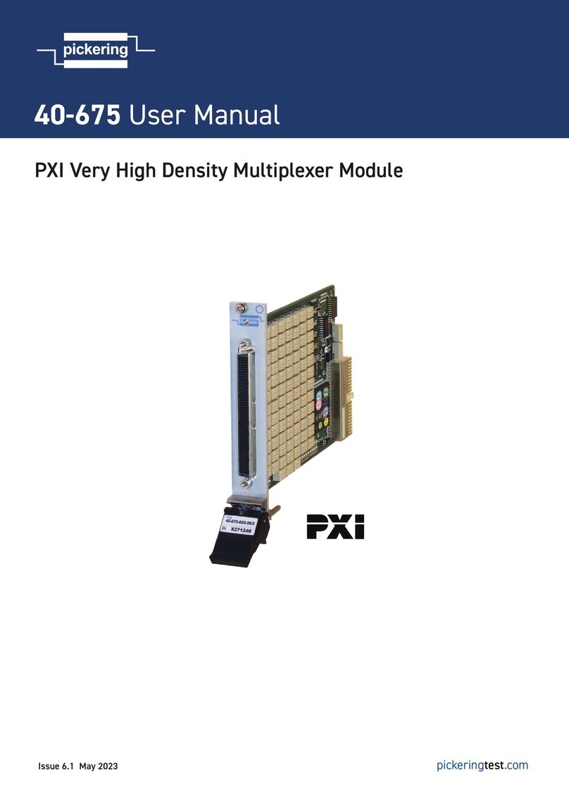 Pickering 40-675 user manual Pickering 40-675 user manual