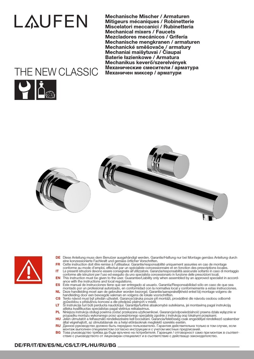 Laufen The New Classic HF900524100000 User manual