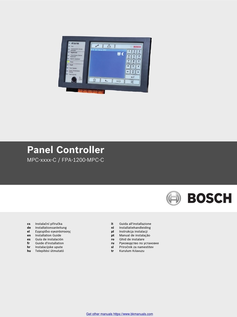 Bosch MPC-C Series User manual