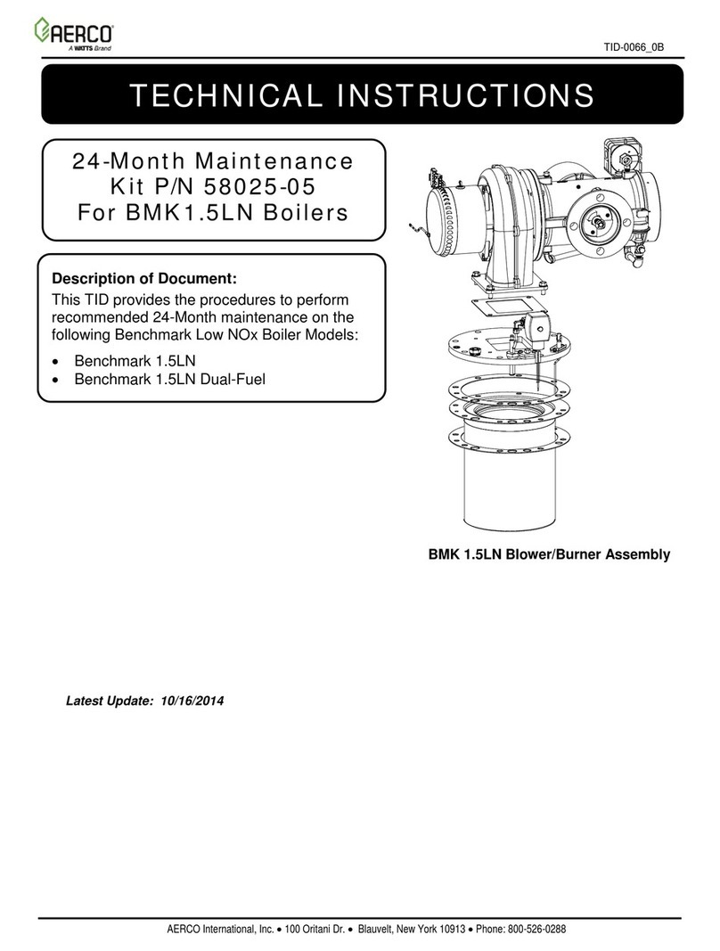 Watts AERCO 58025-05 Owner's manual